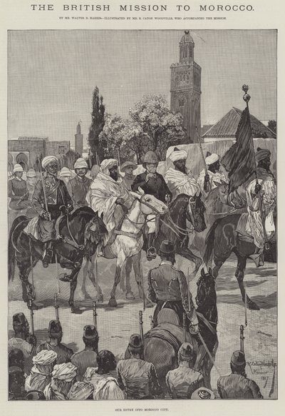 La mission britannique au Maroc - Richard Caton Woodville junior